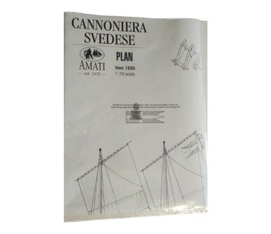 Cannoniera Svedese bouwtekening